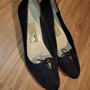Salvatore Ferragamo Women's Black Flats